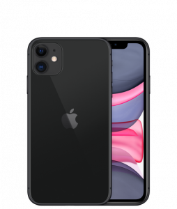 black iphone 11